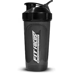 FIT FOCUS Protein Shaker|100% Leakproof Stylish Protein Shaker Bottle|Sipper Bottle|Gym Bottle for Protein- 700ml (Black) |Plastic-picture-27