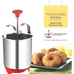 fitaza Stainless Steel Vada Maker with Stand, Cheese,Ginger,Garlic Grater for Kitchen Vada Maker-picture-45