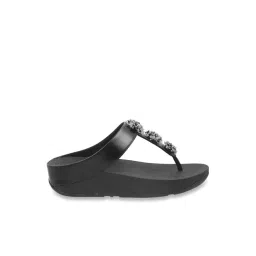 FitFlop Women's Black Thong Wedges-picture-10