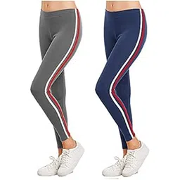fitg18 Women's Girls Yoga Track Pants | Stretchable Sports Tights Track Pant | Track Pants for Women | (Pack of 2-Free Size 28-34 Inch)-picture-34