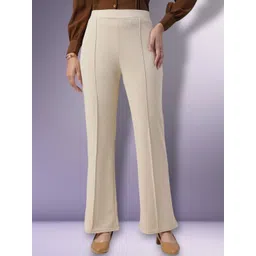 FITHUB Women Flared High-Rise Trousers-picture-42