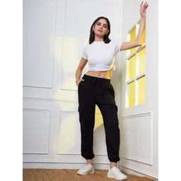 FITHUB Women High-Rise Cargos Trousers image 5