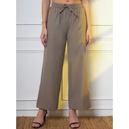 FITHUB Women Straight Fit High-Rise Trousers-picture-31