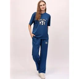 FITIN OUTFIT Printed T-shirt & Trousers Co-Ords-picture-36