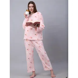 FITIN OUTFIT Women Floral Printed Night suit-picture-39