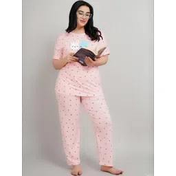 FITIN OUTFIT Women Pure Cotton Nightdress-picture-25