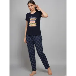 FITIN OUTFIT Women Pure Cotton Nightdress-picture-29