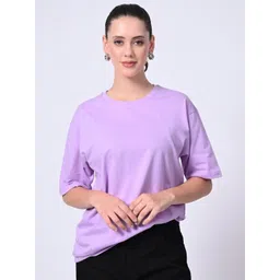 FITINC Women Dyed Drop-Shoulder Sleeves Pockets T-shirt-picture-33