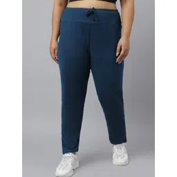 Fitkin Women Plus Size Straight Fit Anti Odour Eco-friendly Tencel Active Track Pants-picture-29