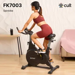 fitkit by Cult FK7003 SpinBike | 8Kg Flywheel | Max Weight: 130kg | Spinner Exercise Bike-picture-40