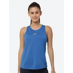 Fitleasure Blue Regular Fit Tank Top-picture-26