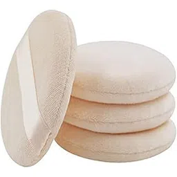 FitMe Round Shaped Powder Puff Soft Makeup Foundation Powder Puff Sponge, Soft Round Powder Puff Pad Washable (4Pcs)-picture-49