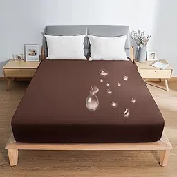 Fitted Sheet, Waterproof Sheet, 2025, High Density Fabric, Mattress Cover, 5 Sides Waterproof, Absorbent, Quick Drying, Single, Semi-Double, Queen, Bed Cover, Breathable, Washable, Nursing-picture-10