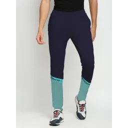 Fitz Navy Slim Fit Printed Sports Trackpants-picture-17