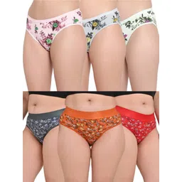 FiveFlag Mid-Rise Cotton Blend Briefs-picture-16