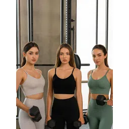 FiveFlag Pack Of 3 Everyday Cotton Bra-picture-21