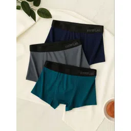 FiveFlag Pack of 3 Mid Rise Long Trunk-picture-13