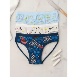 FiveFlag Pack of 3 Printed Mid-Rise Hipster Briefs-picture-17