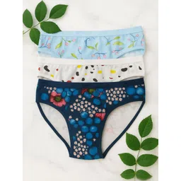 FiveFlag Pack of 3 Printed Mid-Rise Hipster Briefs-picture-23