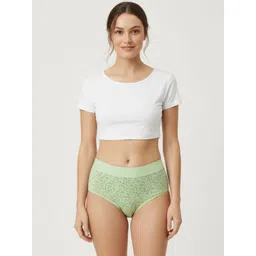 FiveFlag Pack of 3 Printed Mid-Rise Hipster Briefs image 5