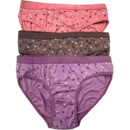 fiveflag Pack of 3 Women Hipster Multicolor Panty-picture-11