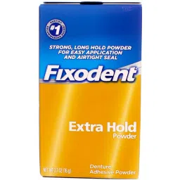 Fixodent Denture Adhesive Powder Extra Hold 2.70 oz (Pack of 3) image 1