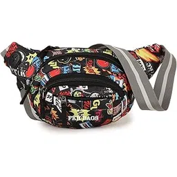 fkh bags Fluffy Printed Waist Bag Elegant Style Travel Pouch Passport Holder with Adjustable Strap for Men Chest Fanny Pack Women Side Bag Hiking Trekking/Hand Purse/Mobile Bag/Official Gifts for Boys-picture-12