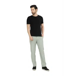 FLAKED Men Smart Mid-Rise Trousers-picture-40