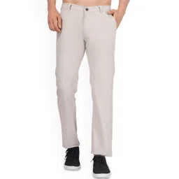 FLAKED Men Smart Regular Fit Trousers-picture-32