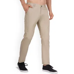 FLAKED Rodeo Dust Men Smart Easy Wash Regular Fit Mid-Rise Chinos Trousers-picture-24