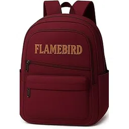 flamebird Aurelia Elegant Feathered Women's Backpack | Daily Use Lightweight Travel Backpack (Maroon)-picture-15