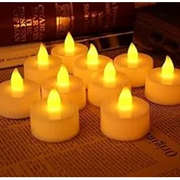 Flameless LED Tealight Candle – Battery Operated, Realistic, Warm White Glow – 3.8 x 4 cm, Smokeless & Safe for Home Decor, Festivals, Parties - Pack of 12 (White)-picture-23