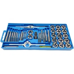 FLAMINGO ENTERPRISE Screw Tap and Die Set Single Sided M3 to M12 Range, FM-590 (Set of 40 Pcs)-picture-40