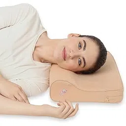 Flamingo Neck Support Cervical Pillow - Free Size (Beige)-image-0