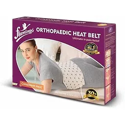 Flamingo Orthopaedic Electric Heating Pad | Pain Relief Heating Belt with Temperature Controller for Lower Back, Knee, Shoulder, Cramps, and Neck | Back Pain Relief (XL)-image-16