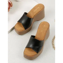 Flat n Heels Open Toe Wedge Sandals-picture-41
