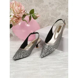 Flat n Heels Women Embellished Kitten Heel Pumps-picture-35