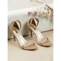Flat n Heels Women's Beige Ankle Strap Sandals-picture-33