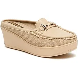 flat n heels Womens Beige Loafers FnH GS-157-BG-picture-51