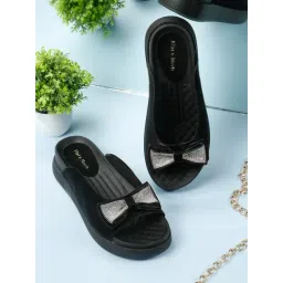 Flat n Heels Women's Black Casual Sandals-picture-19