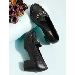 Flat N Heels Women's Black Pump Shoes-picture-33