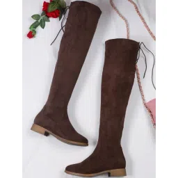 Flat N Heels Women's Brown Casual Booties-picture-21