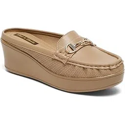 flat n heels Womens Khaki Casual Shoes FnH GS-157-KH-picture-11