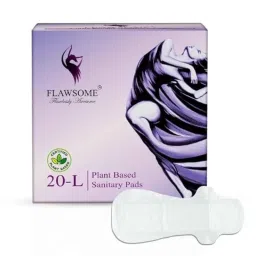 Flawsome 20 Pcs Sensitive Sanitary Pad Set with Paper Disposal Pouches, Size: L (Pack of 2)-picture-45