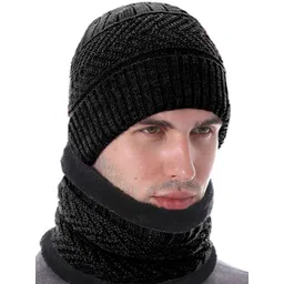 FLEXCYCAP Men Self Design Woollen Beanie-picture-35