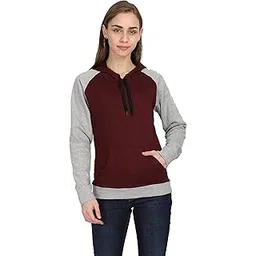 fleximaa Women's Cotton Round Neck Color Block Full Sleeve Sweatshirt-picture-31