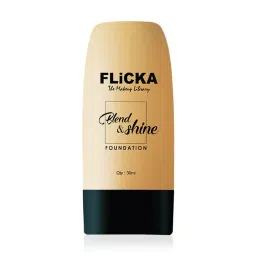 FLiCKA Blend & Shine Foundation with SPF 02 Beige - 30 ml-picture-10