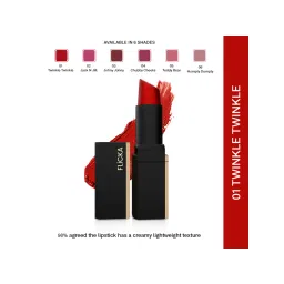 Flicka Lip Poetry Creamy Matte Lipstick Intense Pigment Easy Apply Smooth Finish-picture-18