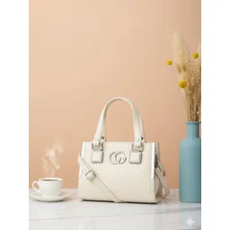 Flingo Textured Leather Structured Handheld Bag-picture-26