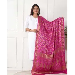 flingo Women Banarasi Woven Dupatta-picture-33